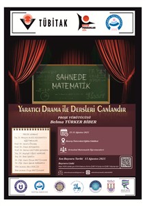 Sahnede Matematik Projesi TÜBİTAK’tan destek aldı 